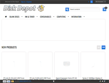 Tablet Screenshot of diskdepot.co.uk